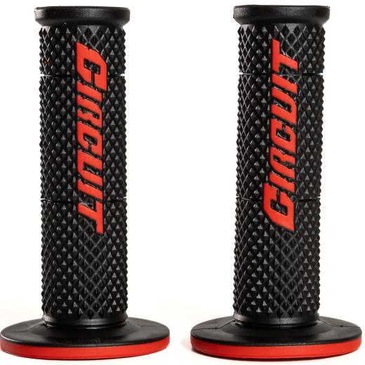 Manopla Circuit V Racing Preto/Vermelho