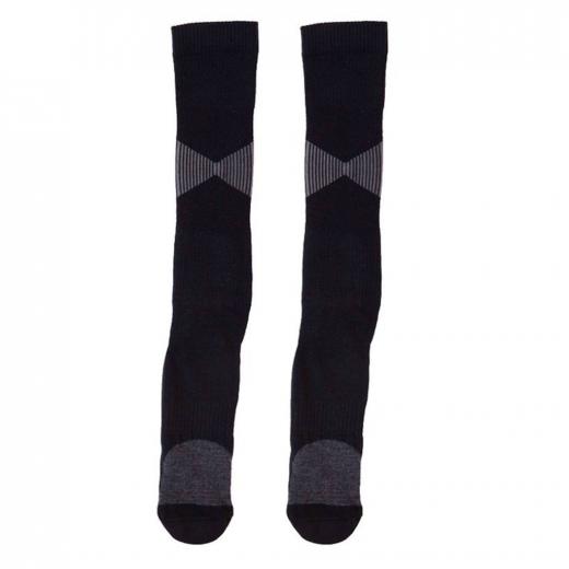 Meia de Compressão Lurk Cano Longo Preto/Chumbo