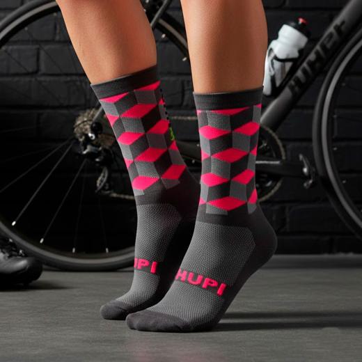 Meia Hupi Cinza Cube