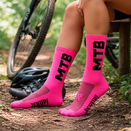 Meia Hupi MTB 2 Rosa LT