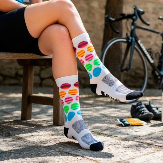 Meia Hupi Polka Branco