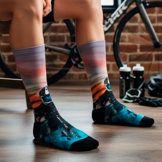 Meia Hupi Sublimada Free Ride