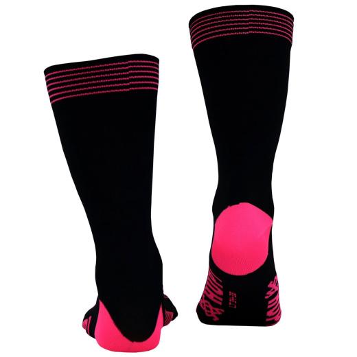 Meia Hupi Supreme Preto/Rosa LT