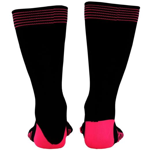 Meia Hupi Supreme Preto/Rosa LT