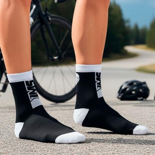 Meia IMS Bike Preto/Branco