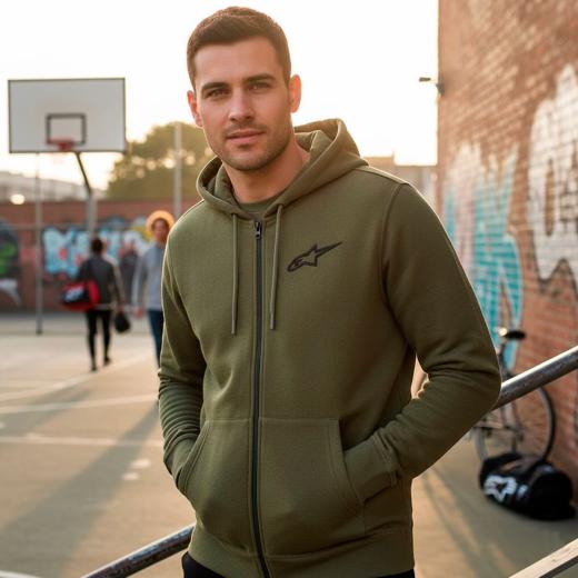 Moletom Alpinestars Ageless Verde Militar