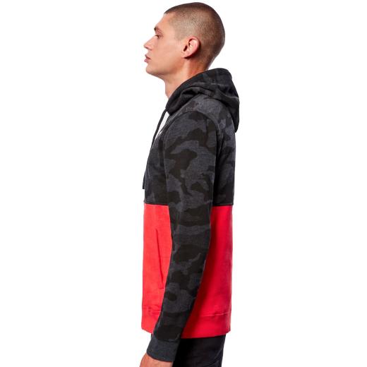 Moletom Alpinestars Camo Block Cinza/Vermelho