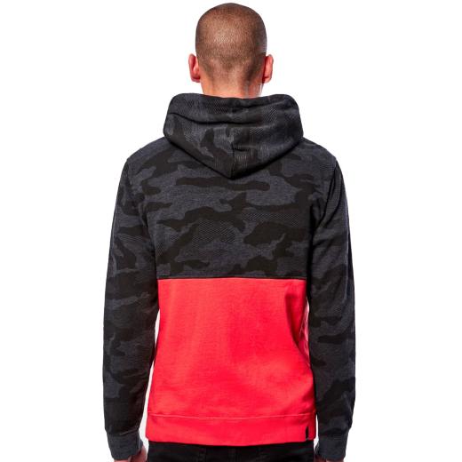 Moletom Alpinestars Camo Block Cinza/Vermelho