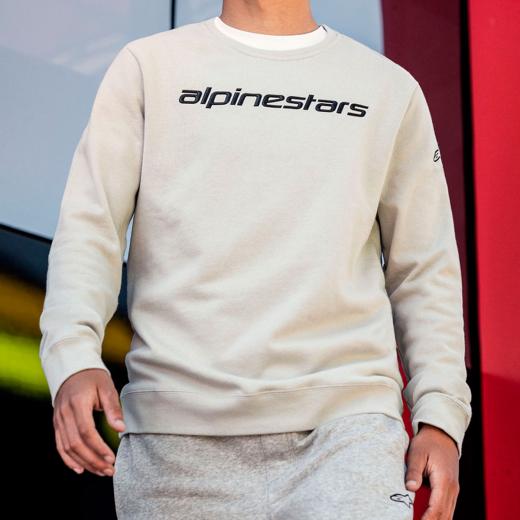 Moletom Alpinestars Linear Crew Cinza