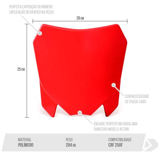 Number Plate Biker 4CTION CRF 250F/300F