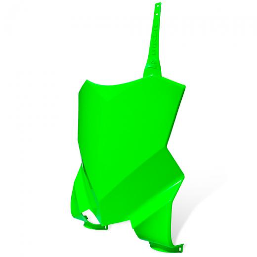 Number Plate + Passa Cabo Biker F1rst Kawasaki Verde