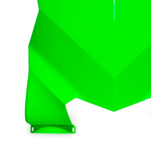 Number Plate + Passa Cabo Biker F1rst Kawasaki Verde