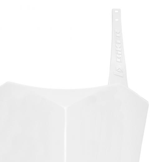Number Plate + Passa Cabo KXF 250 / 450 08/16 Biker F1rst Branco