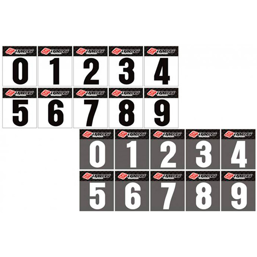 Numeral Adesivo para Number Plate Grande