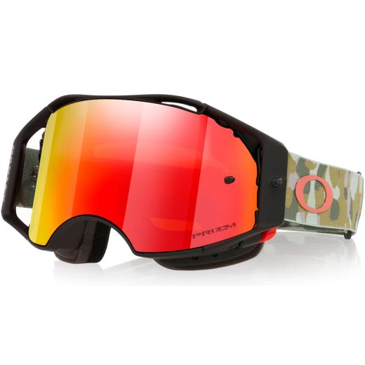 Óculos Oakley Airbrake MTB Green Camo/Prizm Trail Torch