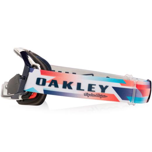Óculos Oakley Airbrake MTB Troy Lee Designs Ice White/Clear
