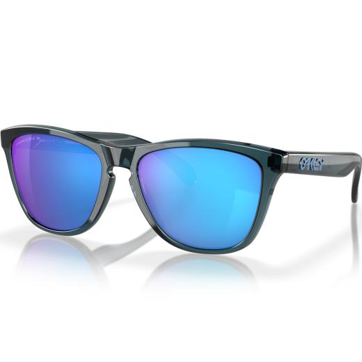 Óculos Oakley Frogskins Crystal Black/Prizm Sapphire Polarized