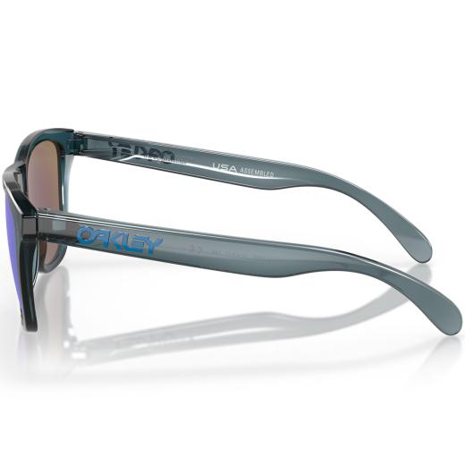 Óculos Oakley Frogskins Crystal Black/Prizm Sapphire Polarized