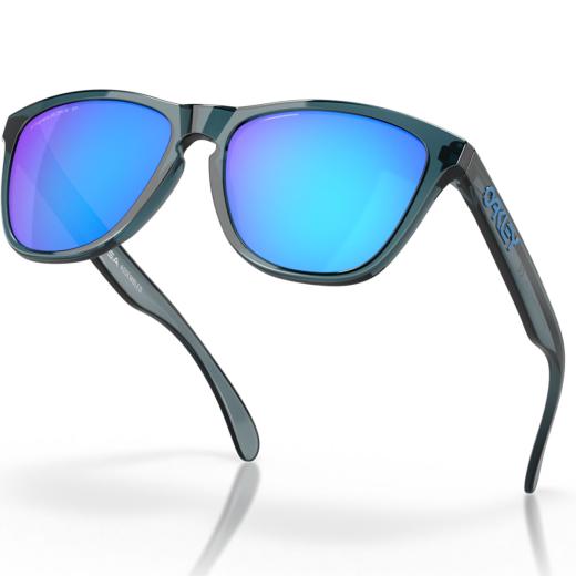 Óculos Oakley Frogskins Crystal Black/Prizm Sapphire Polarized