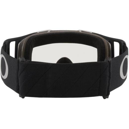 Óculos Oakley Front Line Tira Tuff Blocks Black Gunmetal Lente Transparente