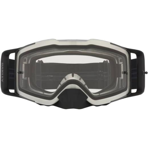 Óculos Oakley Front Line Tira Tuff Blocks Black Gunmetal Lente Transparente