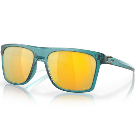 Óculos Oakley Leffingwell Matte Artic Surf/Prizm 24K Polarized