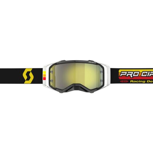 Óculos Scott Prospect Pro Circuit White-Black/Yellow Chrome Works