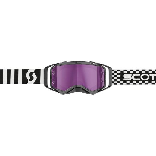 Óculos Scott Prospect Racing Black/White/Purple Chrome Works