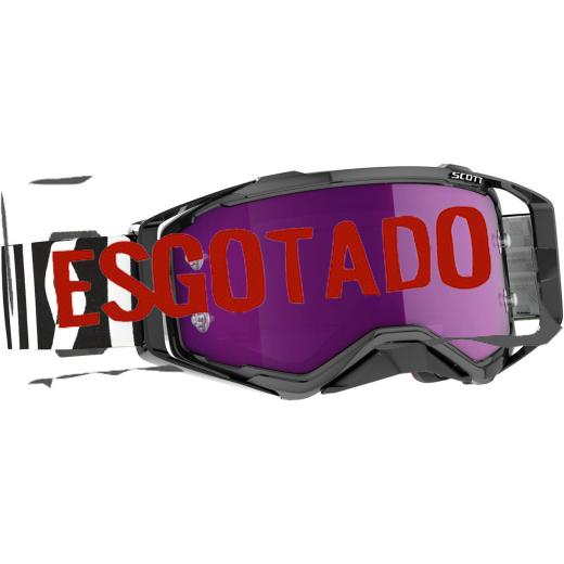 Óculos Scott Prospect Racing Black/White/Purple Chrome Works