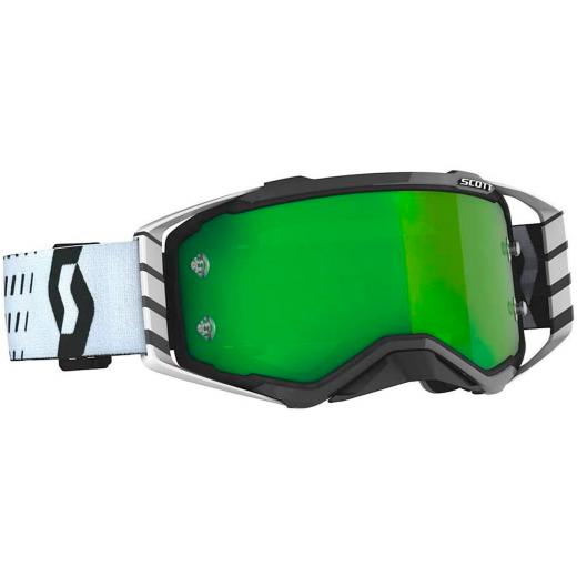 Óculos Scott Prospect White-Black/Green Chrome Works