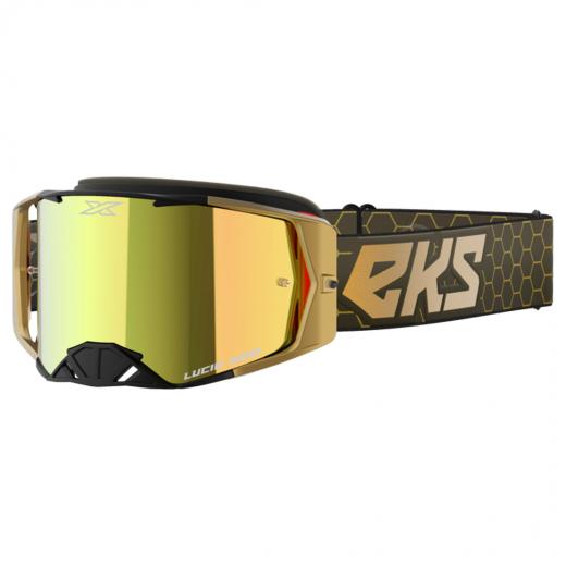 Óculos X-Brand Lucid Preto/Dourado Espelhado