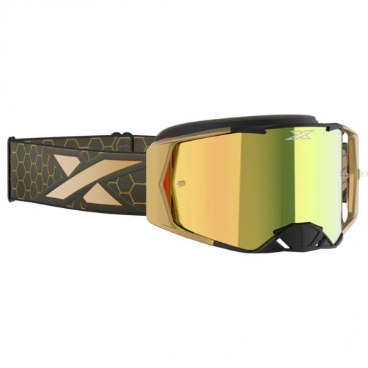 Óculos X-Brand Lucid Preto/Dourado Espelhado