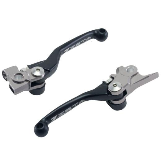 Par Manete Retrátil Zeta KTM SXF 14/24 + EXC-F 14/24 + Husq TC/FC 22/24 + GasGas MC/EX 21/23 