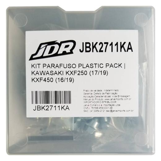 Jogo de Parafusos Kit Plástico JDR KXF 250 17/19 + KXF 450 16/19
