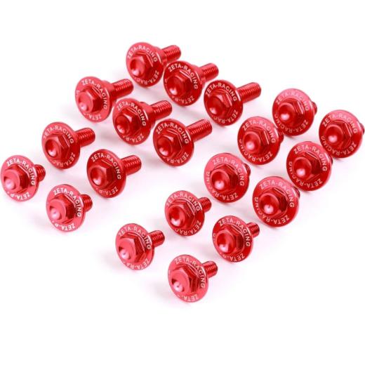 Parafusos Zeta Kit Plástico CRF 250R 18/21 + CRF 450R 17/20
