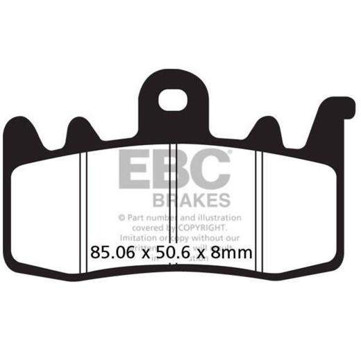 Pastilha de Freio Dianteiro EBC BMW F 800 14/20 + GS 1200 13/18 + 1250 19/23 + Triumph Tiger 1200 16/19