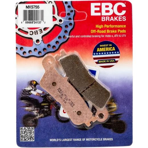 Pastilha de Freio Dianteiro EBC MXS YZF 250 21/25 + YZF 450 20/25 + YZ 125/250 21/25 + WRF 250 23/25