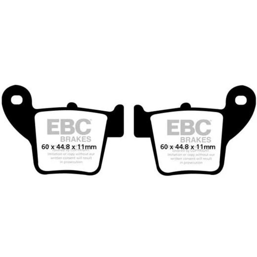 Pastilha de Freio Traseiro EBC HH R-Series CRF 250R 04/25 + CRF 450R 02/25 + CRF 250RX 19/25 + CRF 450RX 17/25 + CRF 250X 04/17 + CRF 450X 05/23