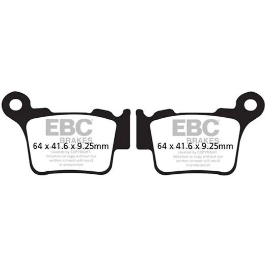 Pastilha de Freio Dianteiro EBC MXS KTM SX / SXF / EXCF 94/24 + Husqvarna FC / FE / TC / TE 14/25 + Gas Gas EC / EX / MC 21/25