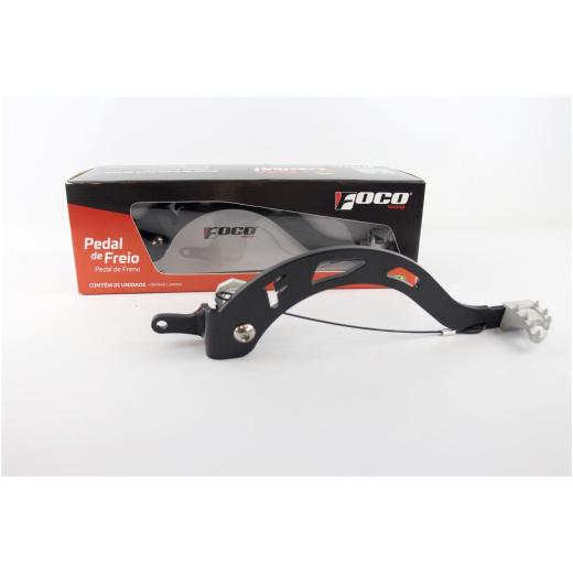 Pedal de Freio Retrátil Foco Aço CRF 250F + CRF 300F