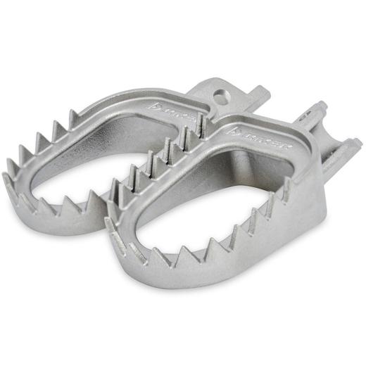 Pedaleira Biker Shark KXF 250/450 + KLX 450R Inox