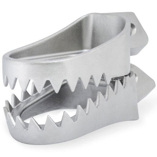 Pedaleira Biker Shark KXF 250/450 + KLX 450R Inox