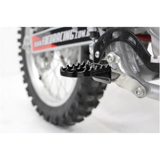 Pedaleira Foco CRF 250F + CRF 230 + XR200 + XR250 + XRE300 + Falcon - Preta