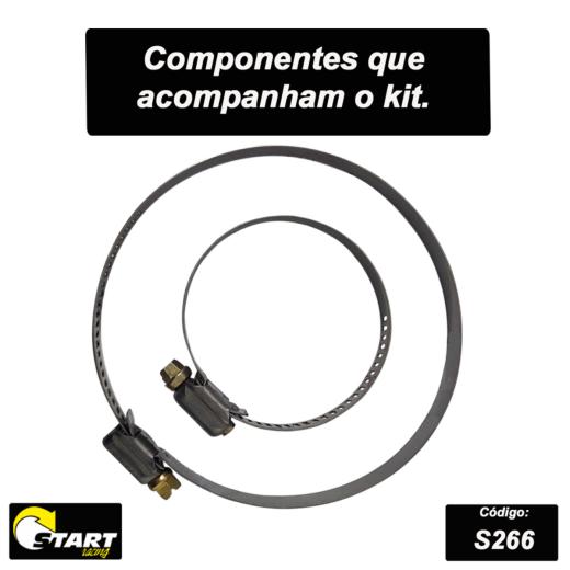 Protetor de Curva Carbono Start KTM EXC 250/300 2T 17/19 + Husq TC 250 16/19 + TE 250/300 2T 17/19