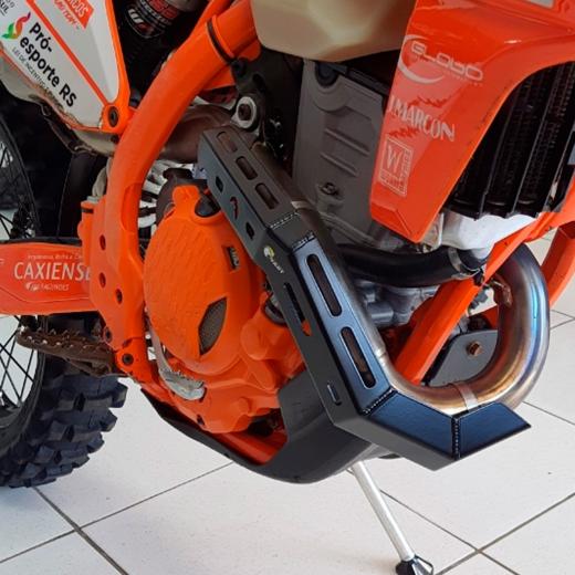 Protetor da Curva de Escape Start KTM EXC-F 350 4T 17/19