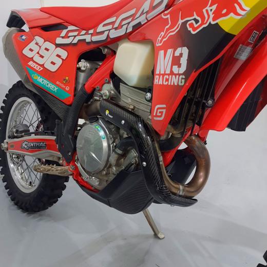 Protetor de Curva Carbono Start GasGas EC 250/350F 4T 24/25 + EX 350F 4T 24/25 + Husqvarna FE 250/350 4T 24/25 + KTM EXC-F 250/350 4T 24/25