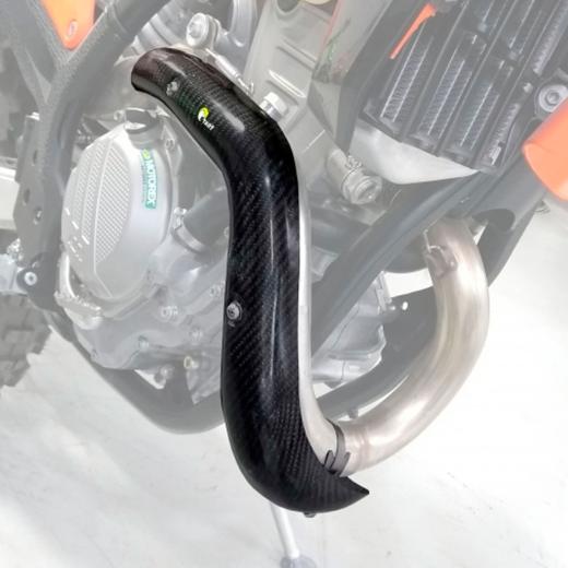 Protetor de Curva Carbono Start GasGas EC 350F 4T 21/23 + KTM EXC-F 350 4T 20/23
