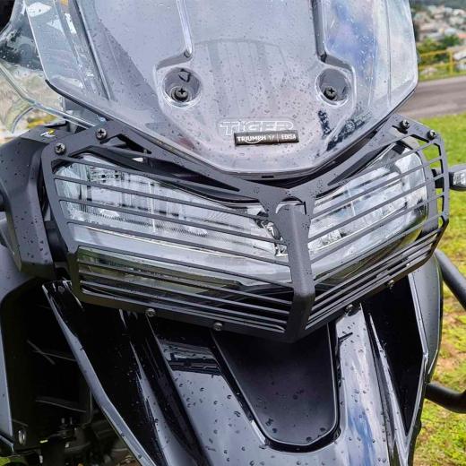 Protetor de Farol Grade Start Tiger 1200 Rally Explorer 22/25 + Rally Black Edition 24/25 + Rally PRO 22/25 + GT PRO 24/25 + GT Explorer 22/25