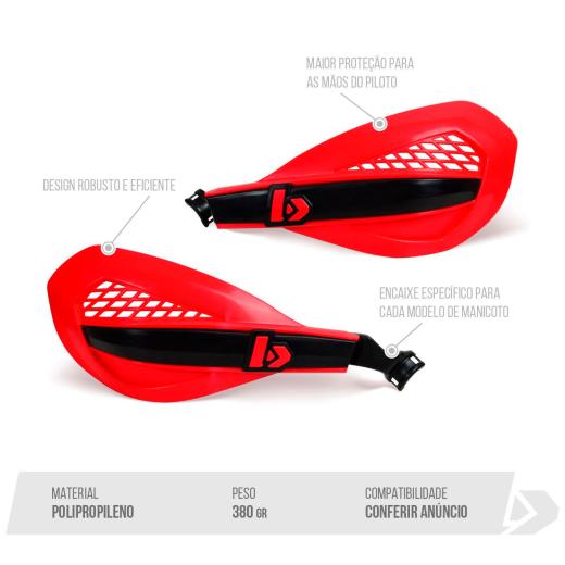 Protetor de Mão Biker Ares MXF 300TS + KTM Brembo