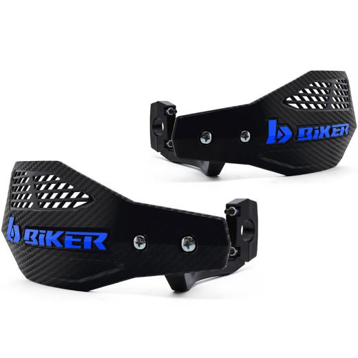 Protetor de Mão Biker Carbon A1R Preto/Azul